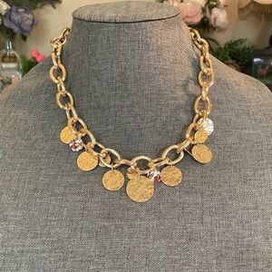 Gold Coin Charm Necklace